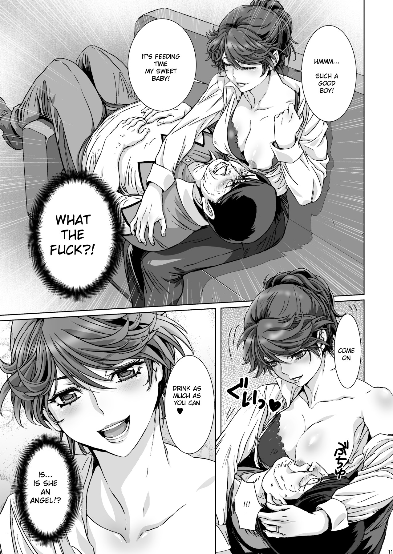 Hentai Manga Comic-Using Hypno To Make a Prideful Grocer Woman Fall For Me-Read-9